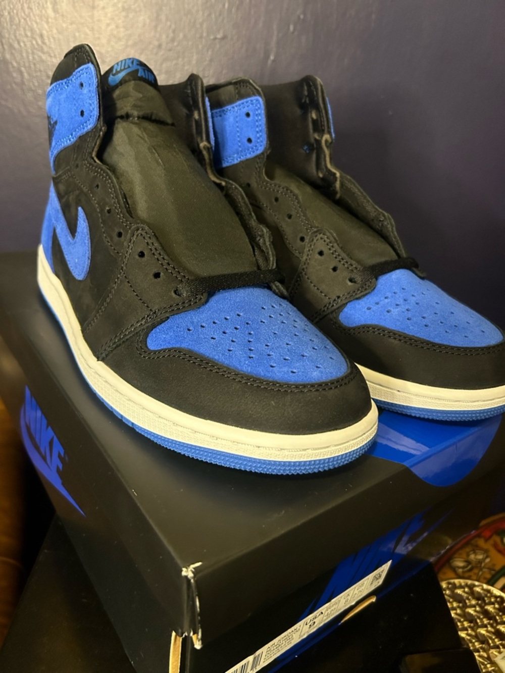 Nike Air Jordan 1 High - Black & Blue